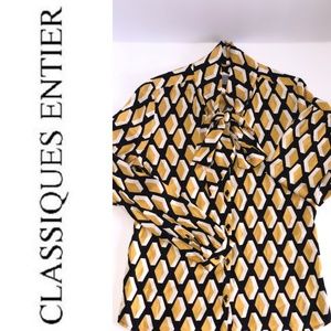 Classiques Entier Silk Button Down Blouse